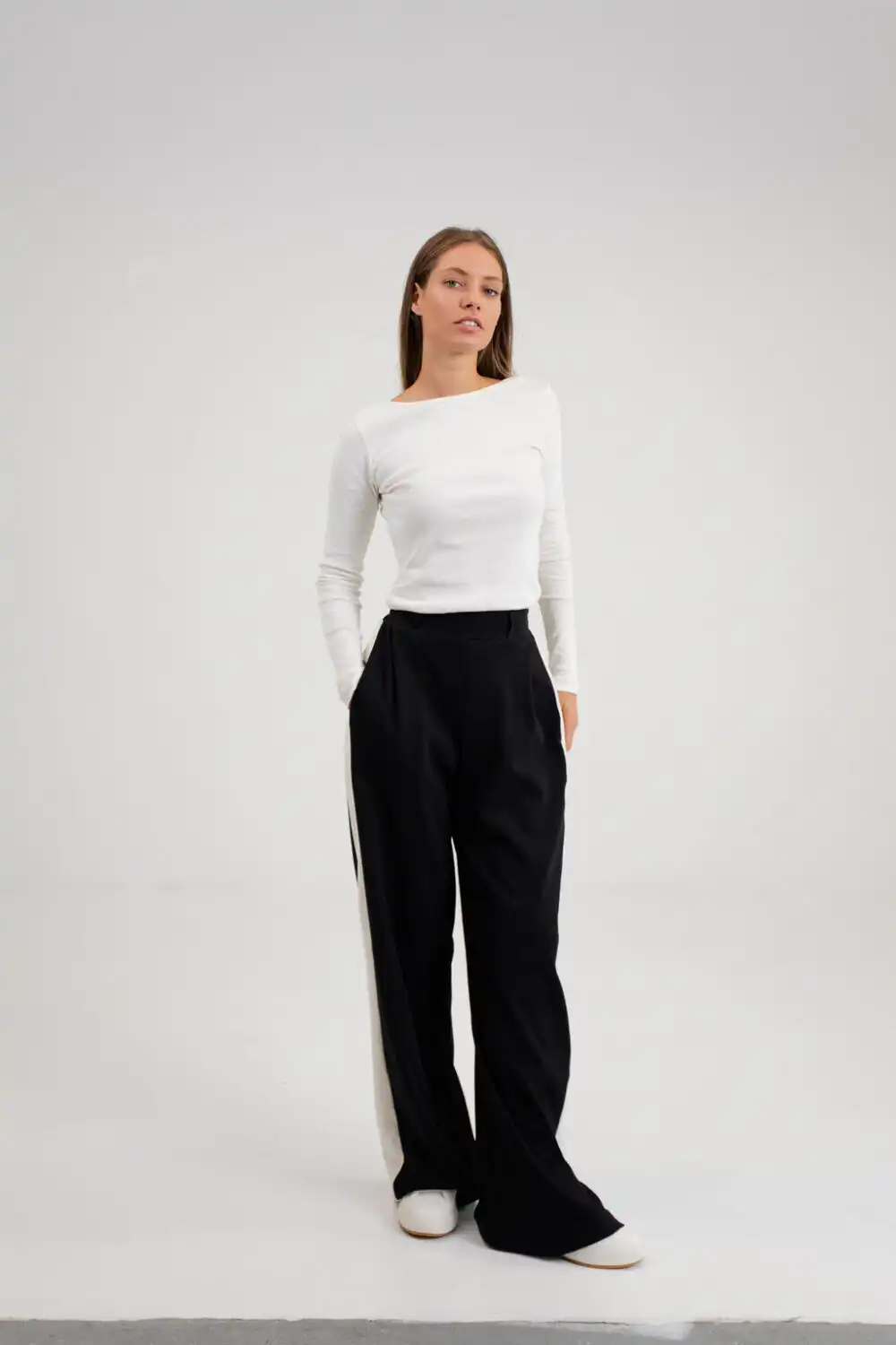 PANTALONE MARIANNE BLACK - Slika 4