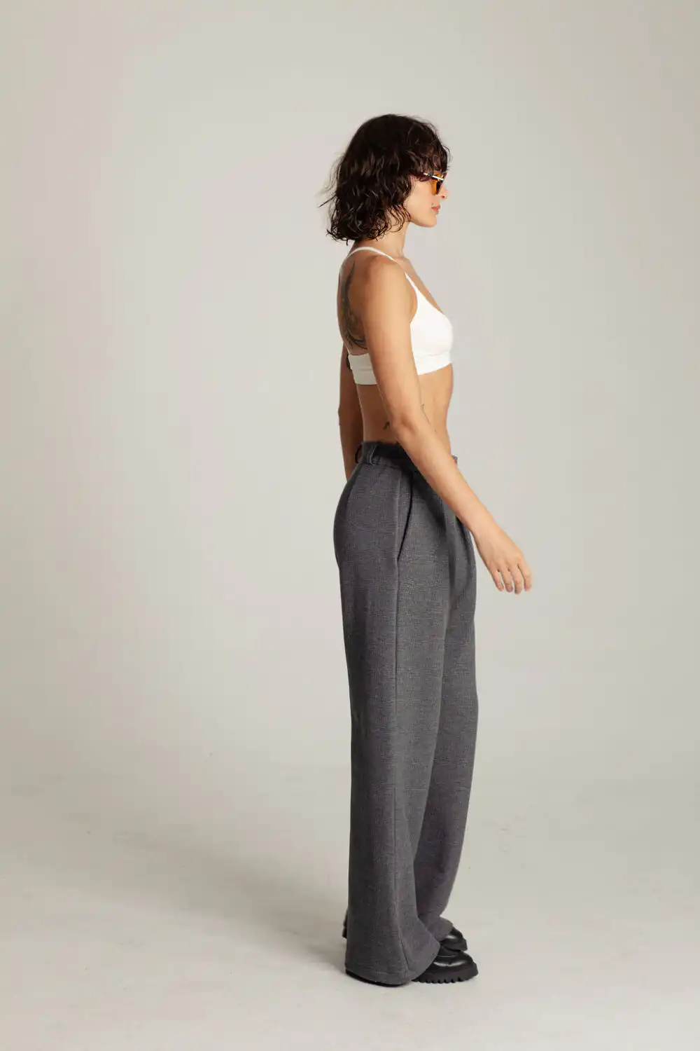 PANTALONE HAMPTONS PIQUE DARK GREY - Slika 9